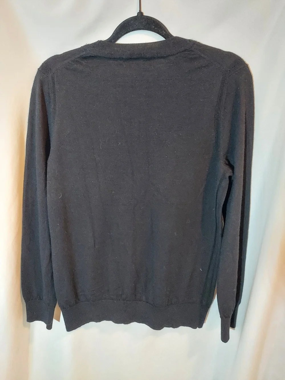 Banana Republic Men’s Merino Wool Crewneck Sweater - Black